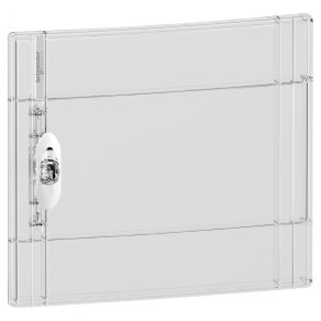   Ușă mică de distribuție Schneider Pragma - transparentă, pentru 1x13 module PRA15113