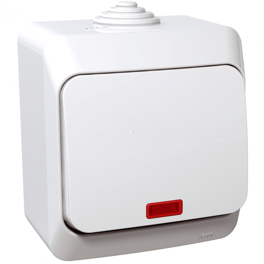 Schneider Cedar Plus Pdk 2.4-101 alb, cu lumină de semnalizare IP44 WDE000514