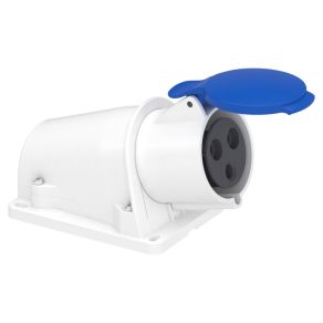   Schneider Electric PratiKa - PKF32W423 - Mureva PK (Pratika) Priză montată pe perete, 2P+F, 6h, 32A, 250V, IP44, montată cu șuruburi