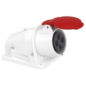   Schneider Electric PratiKa - PKF16W434 - Mureva PK (Pratika) Priză montată pe perete, 3P+F, 6h, 16A, 415V, IP44, montată cu șuruburi