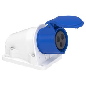   Schneider Electric Kaedra Box - PKY16W423 - Mureva PK (Pratika) Priză montată pe perete, 2P+F, 6h, 16A, 250V, IP44, conectare rapidă