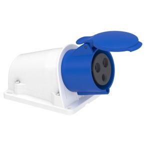   Schneider Electric Kaedra Box - PKY32W423 - Mureva PK (Pratika) Priză montată pe perete, 2P+F, 6h, 32A, 250V, IP44, conectare rapidă