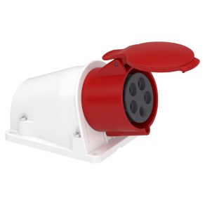   Schneider Electric Kaedra Box - PKY32W435 - Mureva PK (Pratika) Priză montată pe perete, 3P+N+F, 6h, 32A, 415V, IP44, conectare rapidă