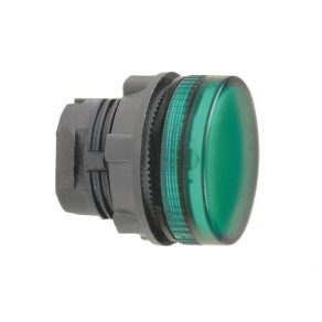   Schneider Electric Harmony XB5 - ZB5AV03S - cap de lampă indicatoare din plastic, Ø22, pentru lampă indicatoare cu bec BA9s, lentilă canelată, verde