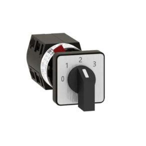   Schneider Electric Harmony K - K10C003QCH - comutator basculant complet, 10 A, Ø16 - orificiu de 22 mm, 1P, 45°, comutator cu 3 poziții + 0 trepte