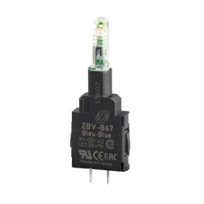   Schneider Electric Harmony XB4 - ZBVB57 - modul indicator luminos, LED, 24 V c.a./c.c., portocaliu, conector cu pini