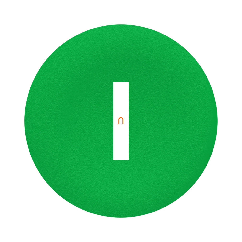 ZBA-331 Capac pentru buton verde, I Schneider
