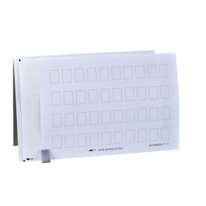   Schneider Electric Harmony XB4 - ZBY5100 - etichetă, 18x27 mm, pentru suport de etichetă 30x50 mm, gravabilă, 40 buc.