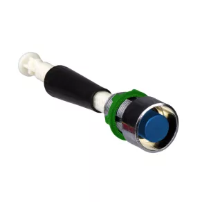   Schneider Electric Harmony XB4 - XB4BA961 - buton de resetare complet din metal, Ø22, adâncime 30-130 mm, albastru