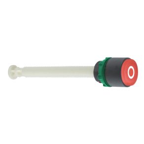   Schneider Electric Harmony XB5 - XB5AL84101 - buton de resetare complet din plastic, Ø22, 17 - 120 mm, proeminent, roșu, „O”