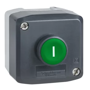   Schneider Electric Harmony XALD - XALD102E - buton turnat, 1 buton verde, 1NO+1NC, inscripție „I”