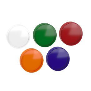   Schneider Electric Harmony XB5 - ZB5AV003 - cap de lampă indicatoare din plastic, Ø22, pentru lampă indicatoare LED, 5 culori de lentile selectabile
