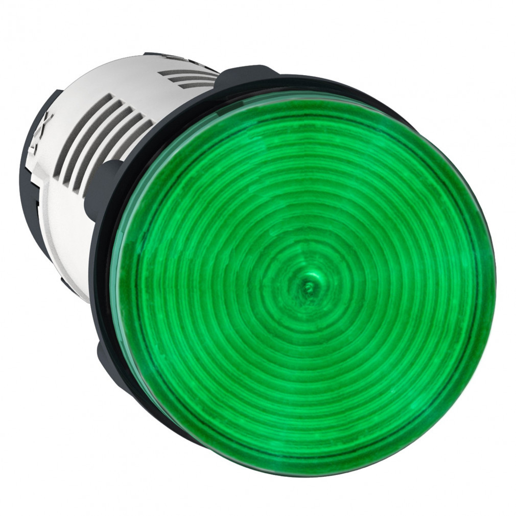 Lampa de semnalizare Schneider, LED verde 230V (XB7EV03MP3)