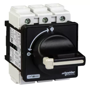   Schneider Electric TeSys Mini-Vario - VBF4 - Întrerupător principal complet 80 A, pentru montare pe ușă, cu fixare prin șuruburi