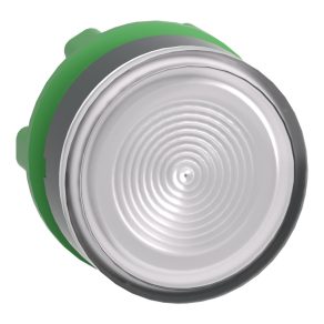   Schneider Electric Harmony XB5 - ZB5AW313S - buton iluminat din plastic, Ø22, retur, LED încorporat - cu lentilă cu fantă, alb