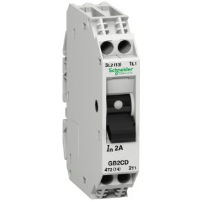   Schneider Electric TeSys GB2 - GB2CD07 - Întrerupător termomagnetic 2A 1P+N