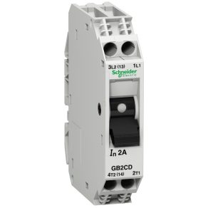   Schneider Electric TeSys GB2 - GB2CD16 - Întrerupător termomagnetic 1P+N 10A
