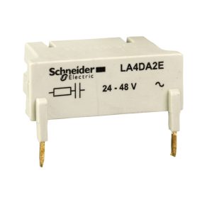  Schneider Electric TeSys D - LA4DA2E - Filtru de zgomot, RC, 24 - 48 V c.a.