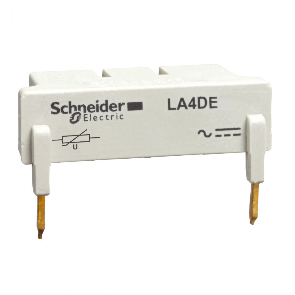 Filtru de interferențe Schneider, cu varistor, 110-250 V c.a./c.c. (LA4DE2U)