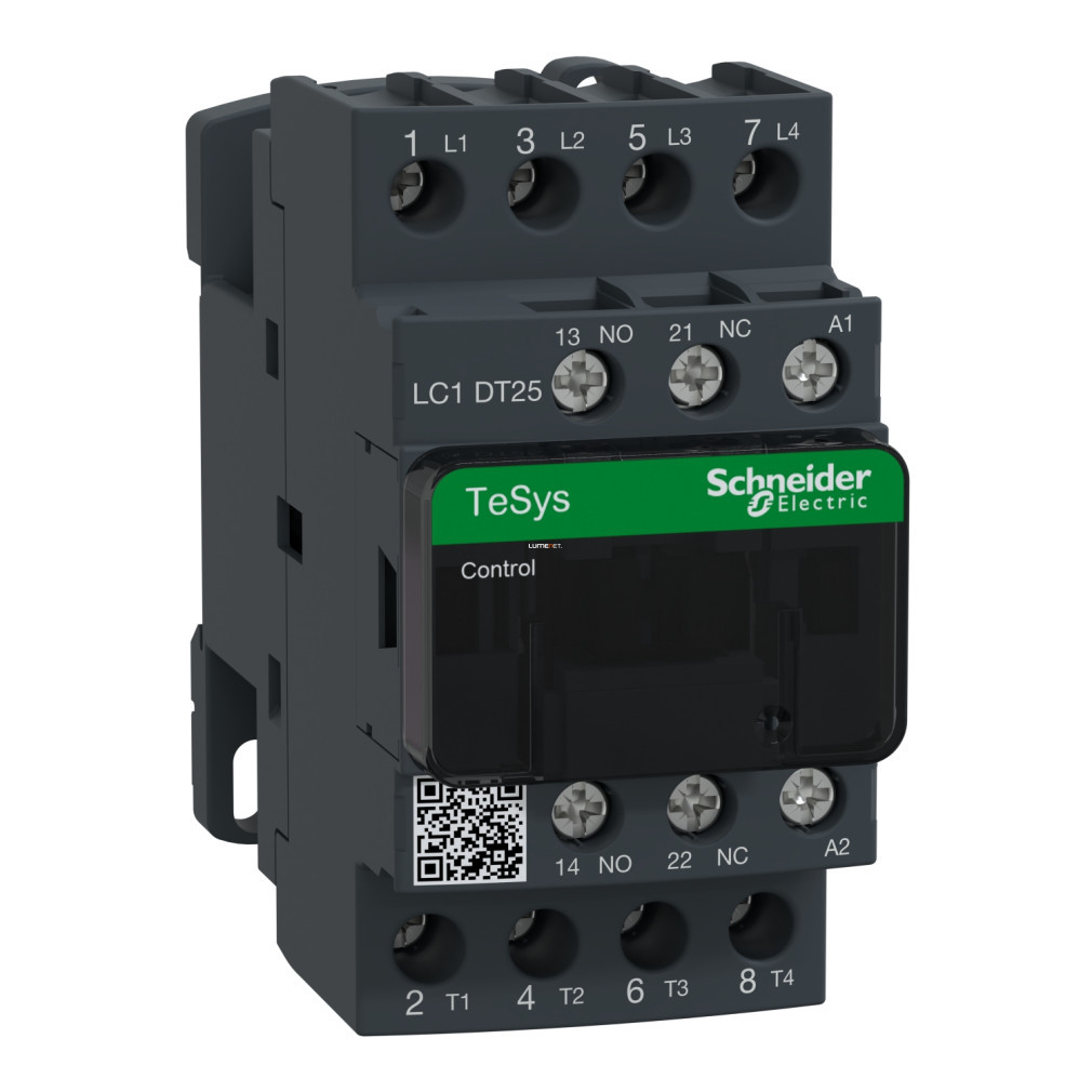 Magneto-interruptor Schneider AC, 25A (AC1), cu conectare cu șurub (LC1DT25P7)