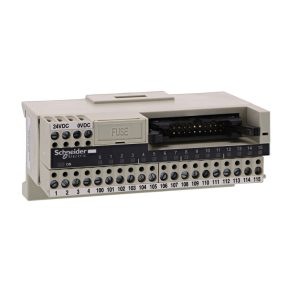   Schneider Electric Modicon ABE7 - ABE7H16C11 - bloc de distribuție, miniatural, HE10, 16 canale digitale, 1 bloc terminal/canal, feedback LED