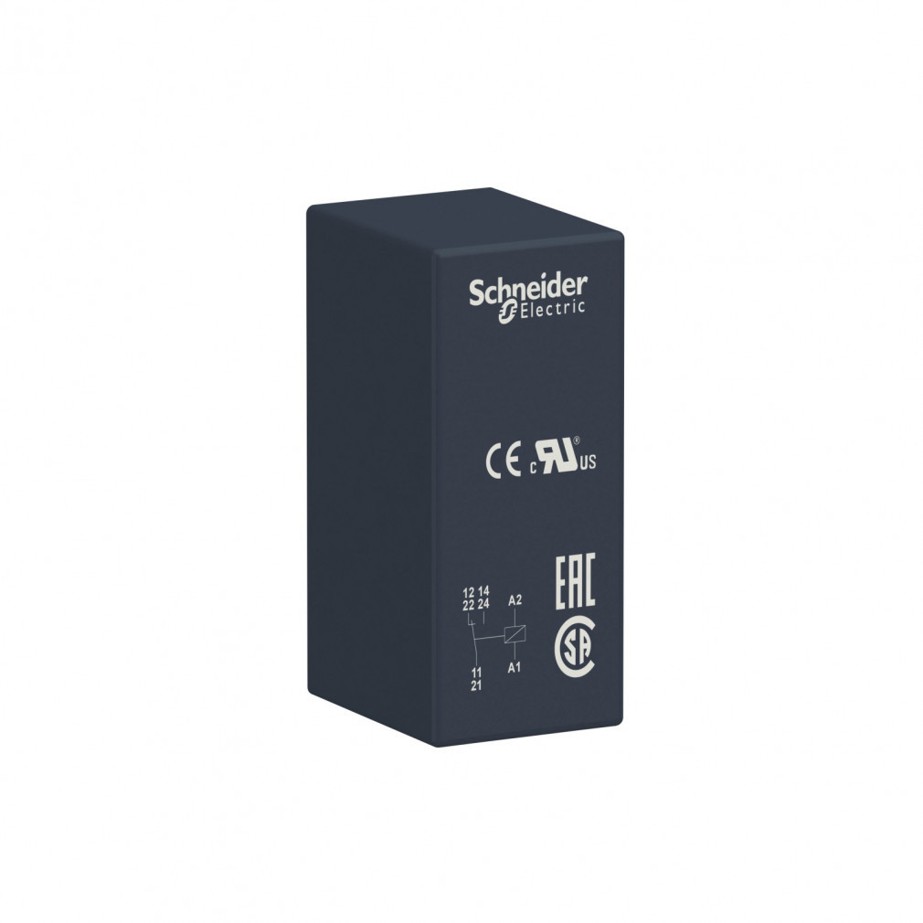 Relé Schneider montabil pe panou, 1 contact inversor, 230VA RSB1A160P7