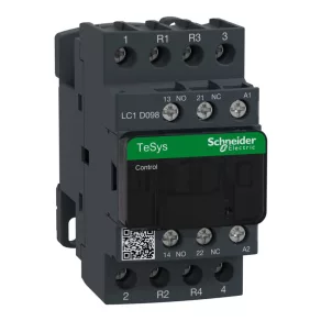   Schneider Electric TeSys D - LC1D098U7 - Comutator magnetic CA, 20 A (CA1), racord cu șurub, 2Z+2NY poli