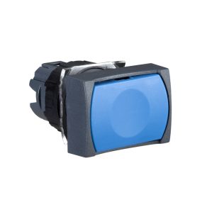   Schneider Electric Harmony XB6 - ZB6DA6 - buton albastru dreptunghiular încastrat Ø16 retur nemarcat