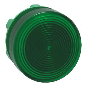   Schneider Electric Harmony XB5 - ZB5AV033S - cap de lampă indicatoare din plastic, Ø22, pentru lampă indicatoare LED, lentilă canelată, verde