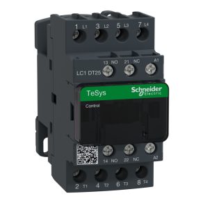   Schneider Electric TeSys D - LC1DT25G7 - Comutator magnetic CA, 25 A (CA1), racord cu șurub, 4 poli Z