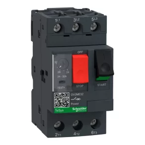   Schneider Electric TeSys - GV2ME32 - Întrerupător de protecție a motorului 24…32A, racord cu șurub