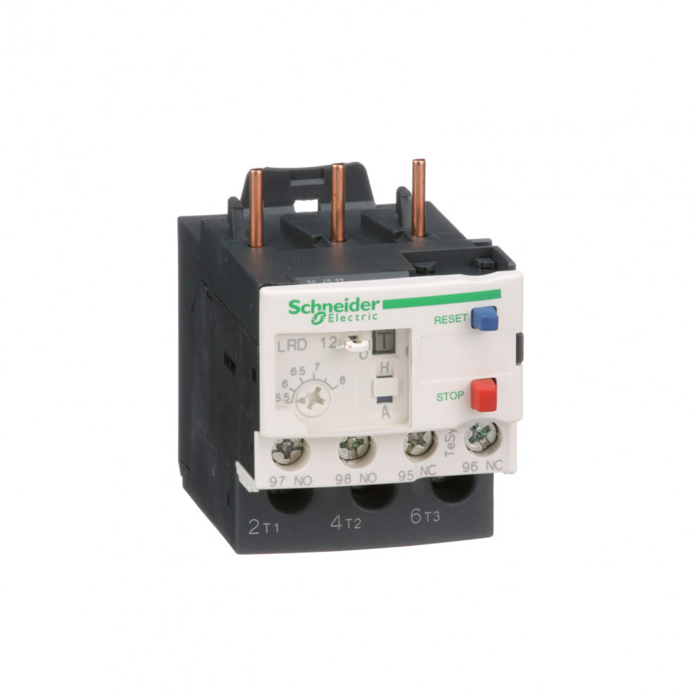 Schneider LR termostat 5,5-8A pentru TeSys D09-D38, cu șuruburi, (LRD12)