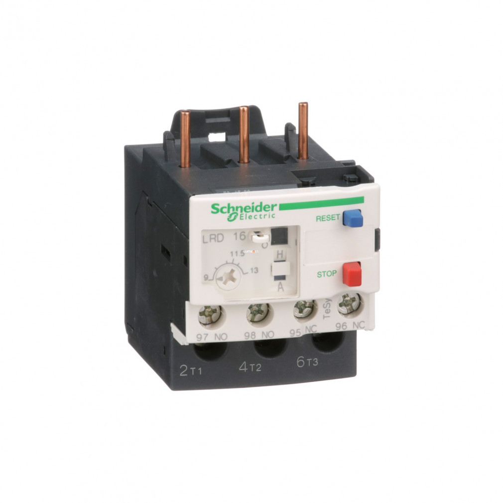 Schneider LR termostat 9-13A pentru TeSys D12-D38, cu șurub, (LRD16)