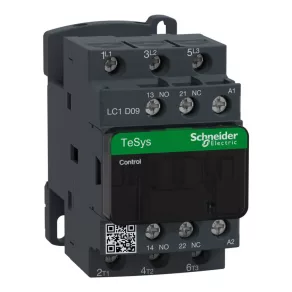   Schneider Electric TeSys D - LC1D09M7 - Comutator magnetic CA, 4 kW/9 A (400 V, CA3), racord cu șurub, 1Z+1NY