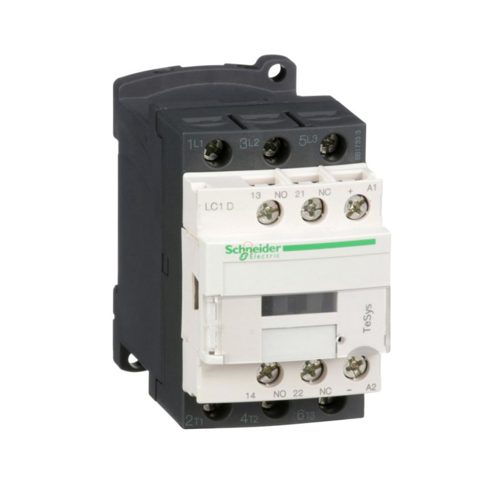LC1-D18BL Magneto-contact Mic consum. DC, 7,5 kW/18 A (400 V, AC3), conexiune cu șurub, 1Z+1NY, Bobină: 24 V DC, Schneider