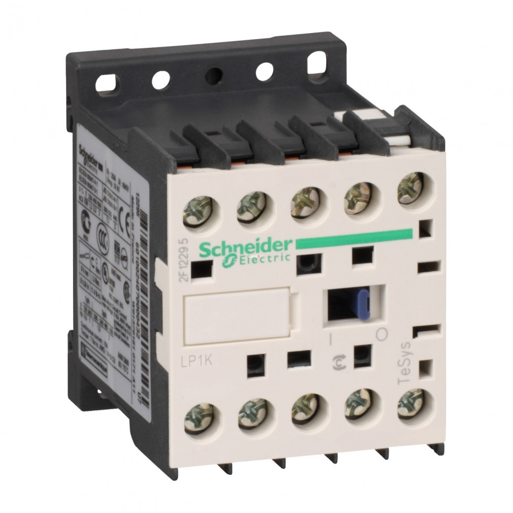 Întrerupător magnetic Schneider 9A, 1 deschidere, DC, 2,4 W, Bobină: 24V DC, (LP1-K0901BD)