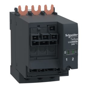   Schneider Electric TeSys U - LU2MB0B - Bloc comutator direcțional direct sub modulul de bază pentru transferul de energie, 32 A, 24 V c.a.