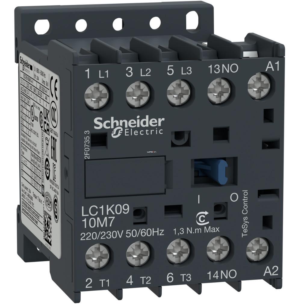 Magnet contactor Schneider 9A, AC, 50/60 Hz