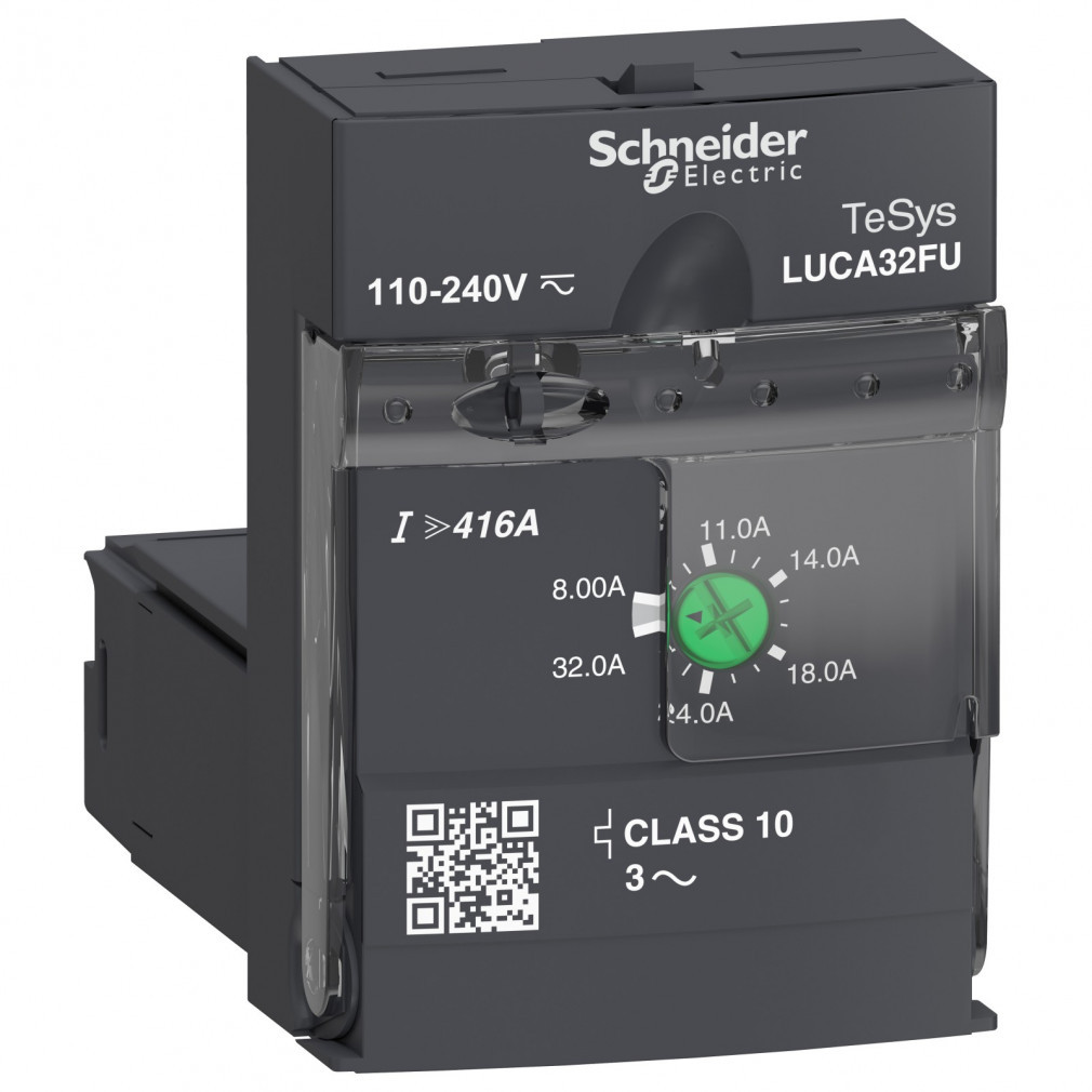 Unitate de control Schneider, 8-32A, 110-240VAC/DC, clasa 10, trifazic (LUCA32FU)
