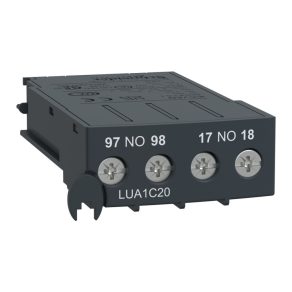   Schneider Electric TeSys U - LUA1C20 - Bloc de contact, contact de defect NO + poziție pârghie rotativă NO