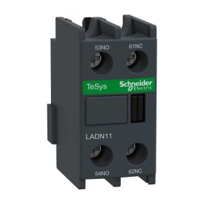   Schneider Electric TeSys D - LADN11 - Bloc de contacte auxiliare, panou frontal, 1Z+1NY, conexiune cu șurub