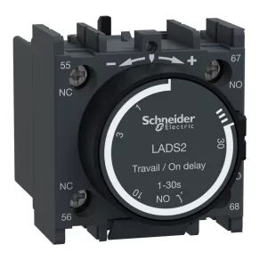   Schneider Electric TeSys D - LADS2 - Bloc de contacte auxiliare cu întârziere la închidere, 1…30 s, racordare cu șuruburi