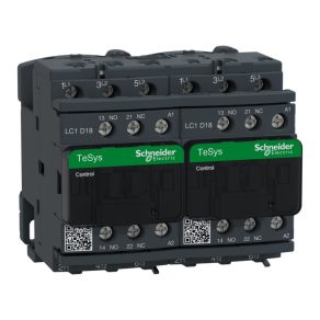  Schneider Electric TeSys D - LC2D18B7 - Comutator direcțional CA, 7,5 kW/18 A (400 V, CA3), racord cu șurub, 1Z+1NY
