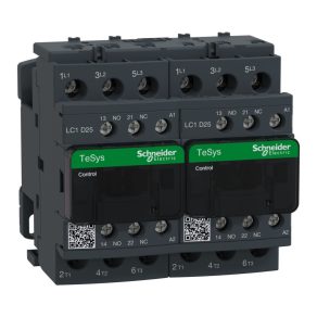   Schneider Electric TeSys D - LC2D25D7 - Comutator de direcție CA, 11 kW/25 A (400 V, CA3), racord cu șurub, 1Z+1NY