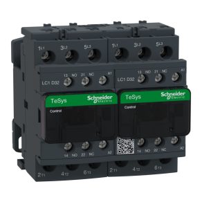   Schneider Electric TeSys D - LC2D32G7 - Comutator direcțional CA, 15 kW/32 A (400 V, CA3), racord cu șurub, 1Z+1NY