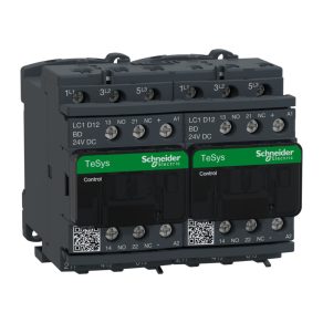   Schneider Electric TeSys D - LC2D12BD - Comutator direcțional CC, 5,5 kW/12 A (400 V, AC3), conexiune cu șurub, 1Z+1NY