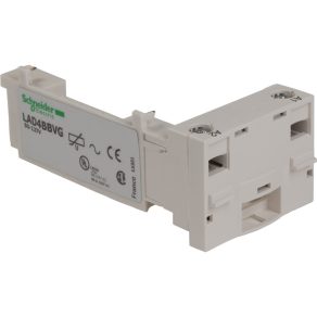   Schneider Electric TeSys D - LAD4BBVG - Pentru cablaj suplimentar, cu filtru de interferențe, 50…127 V c.a.