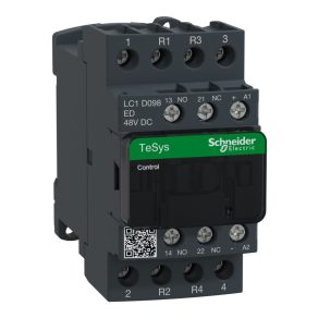   Schneider Electric TeSys D - LC1D098ED - Comutator magnetic CC, 20 A (CA1), racord cu șurub, 2Z+2NY poli