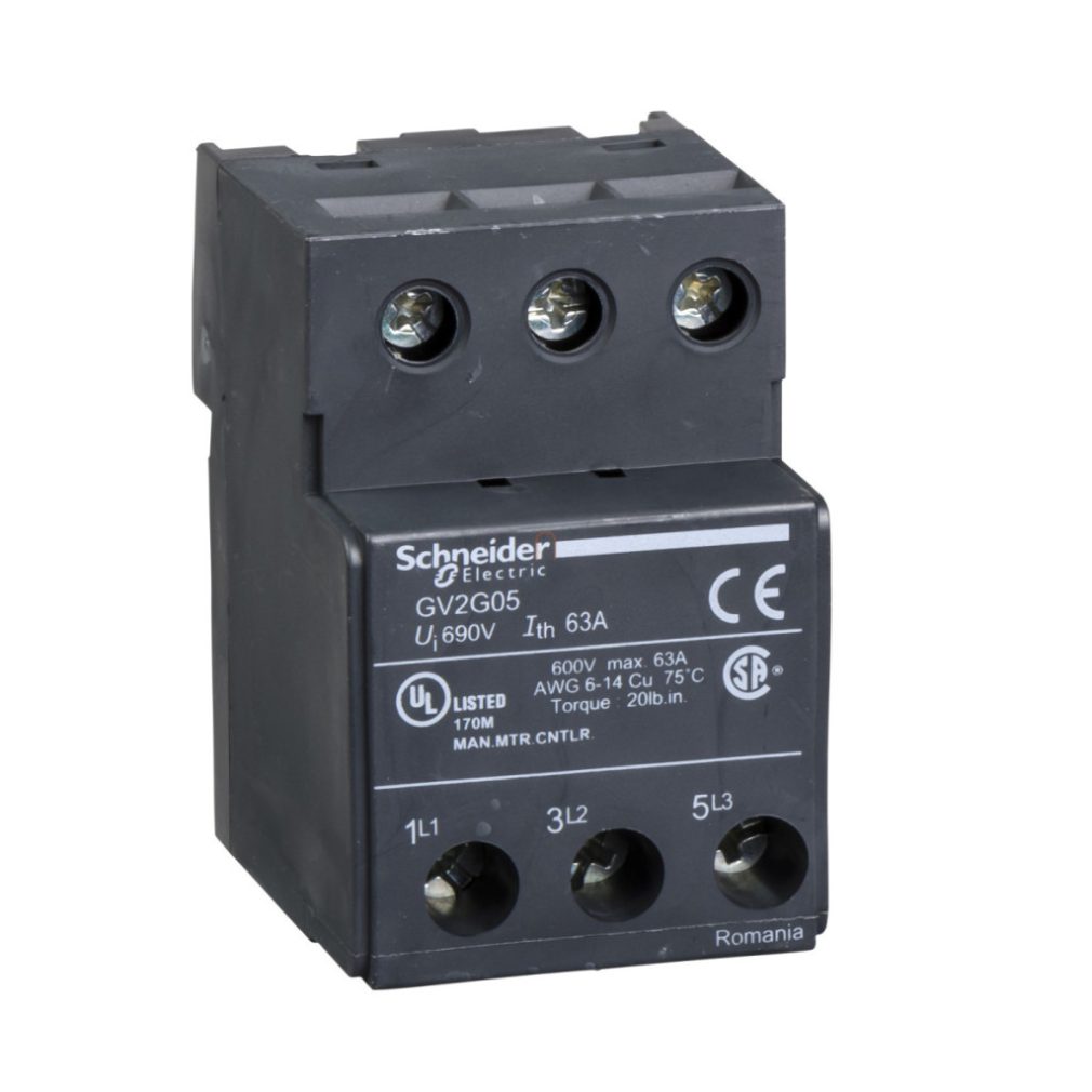 GV2-G05 Terminal de conectare pentru șină GVG Schneider