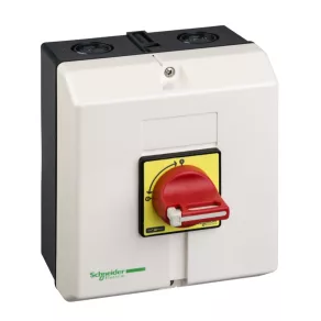   Schneider Electric TeSys Mini-Vario - VCF3GE - Întrerupător principal și de urgență complet în carcasă, 50 A